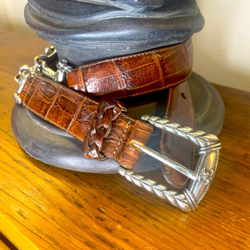 Brighton belt brown/silver 1996 NWT